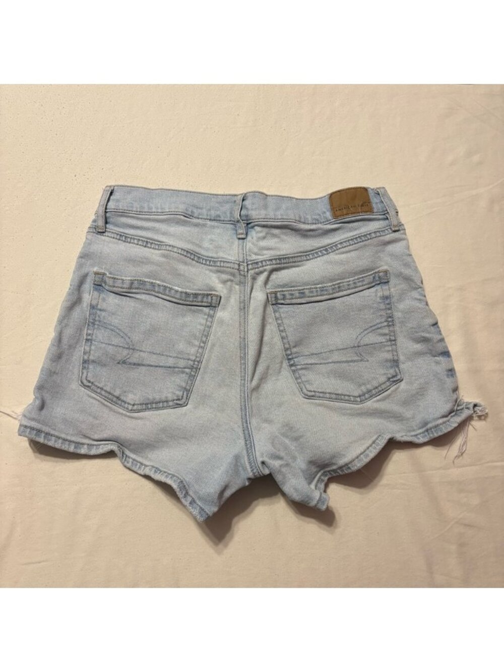 Light Wash Denim cutoff shorts - Picture 2 of 2